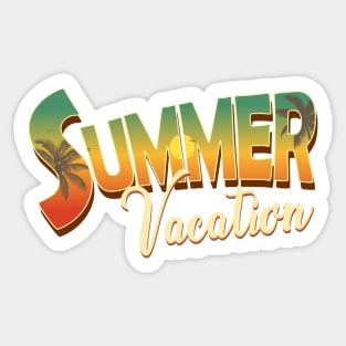 Summer Vacation Sticker